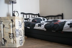 un lit de la chambre 2 x lit 1p